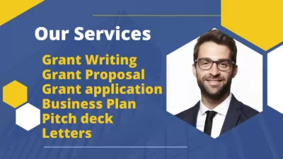 I will do grant writing, research grants, grant application and grant proposal